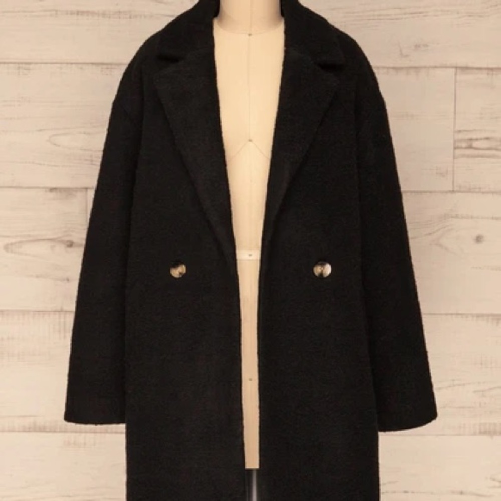 Wool coat (alpaca, lamb wool, silk blend)